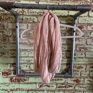 Aerie blush pink infinity scarf